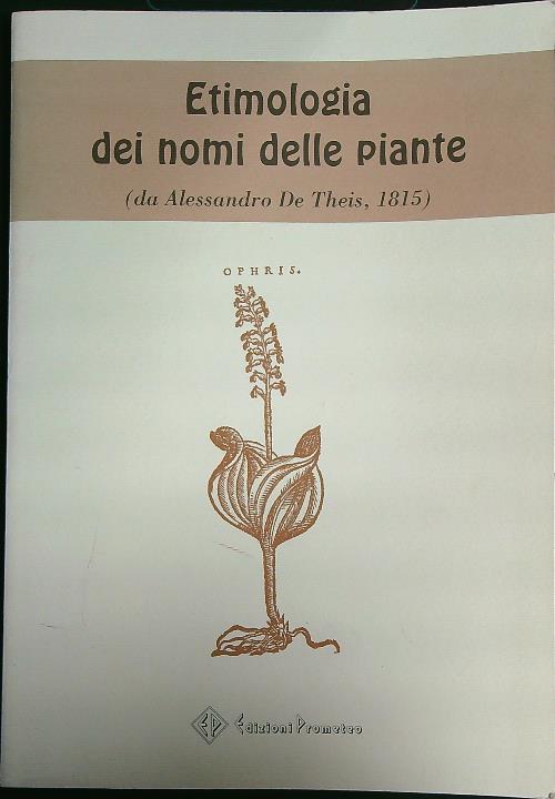 Etimologia dei nomi delle piante