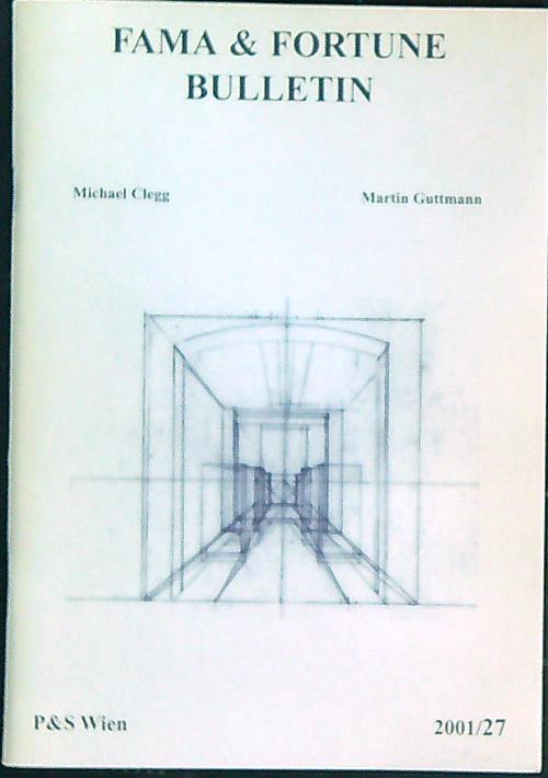 Fama & Fortune Bulletin 2001/27