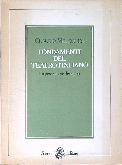 Fondamenti del teatro