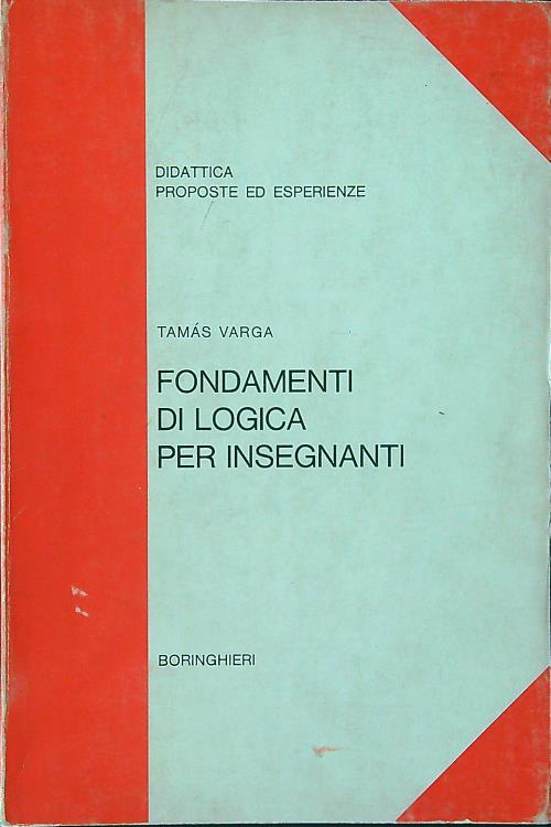 Fondamenti di logica per insegnanti