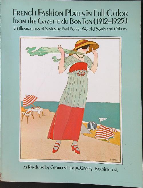 French Fashion Plates in Full Color from Gazette Du Bon …