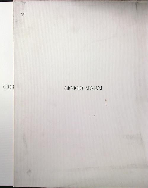 Giorgio Armani Collezione Autunno Inverno 1990/91