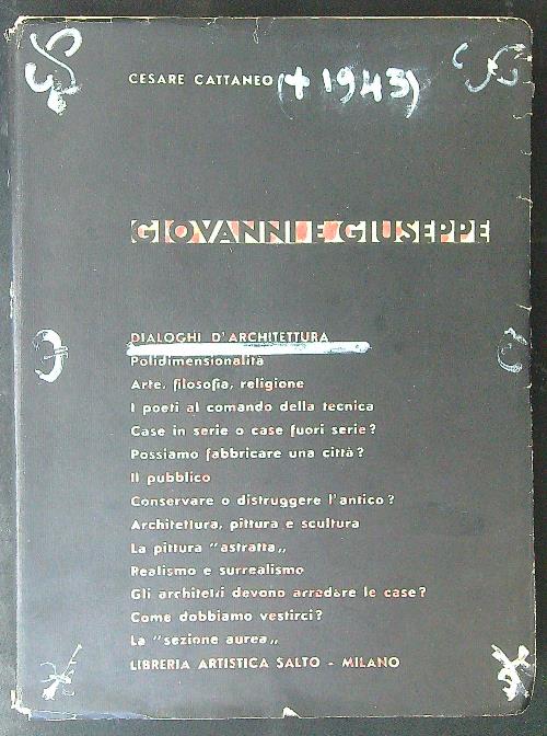 Giovanni e Giuseppe Dialoghi d'architettura