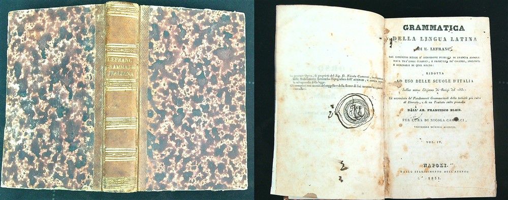 Grammatica della lingua latina Vol IV