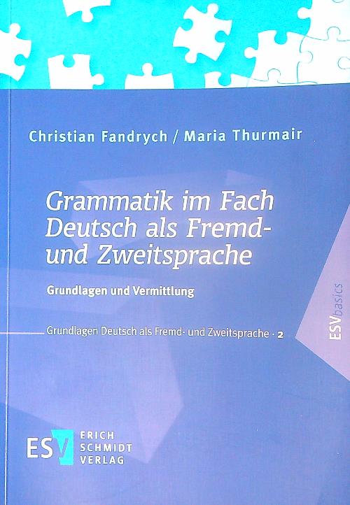 Grammatik im Fach Deutsch als Fremd- und Zweitsprache