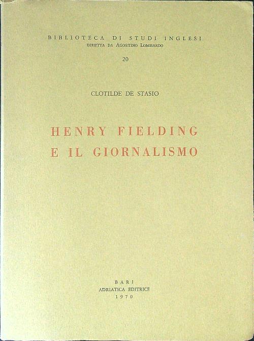 Henry Fielding e il giornalismo