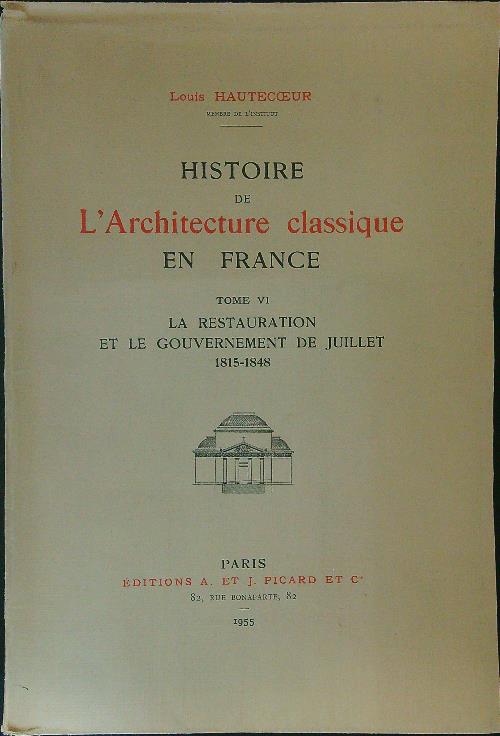 Histoire de l'architecture classique en France
