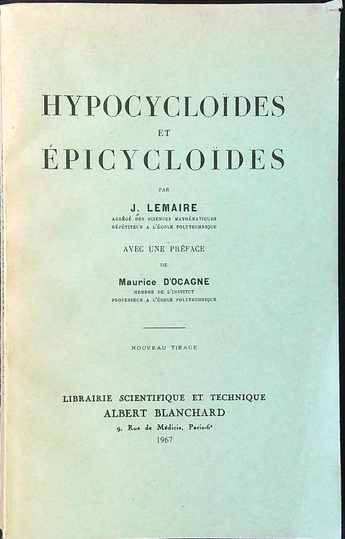 Hypocycloides et epicycloides