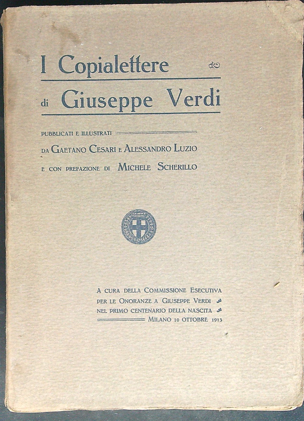 I copialettere di Giuseppe Verdi