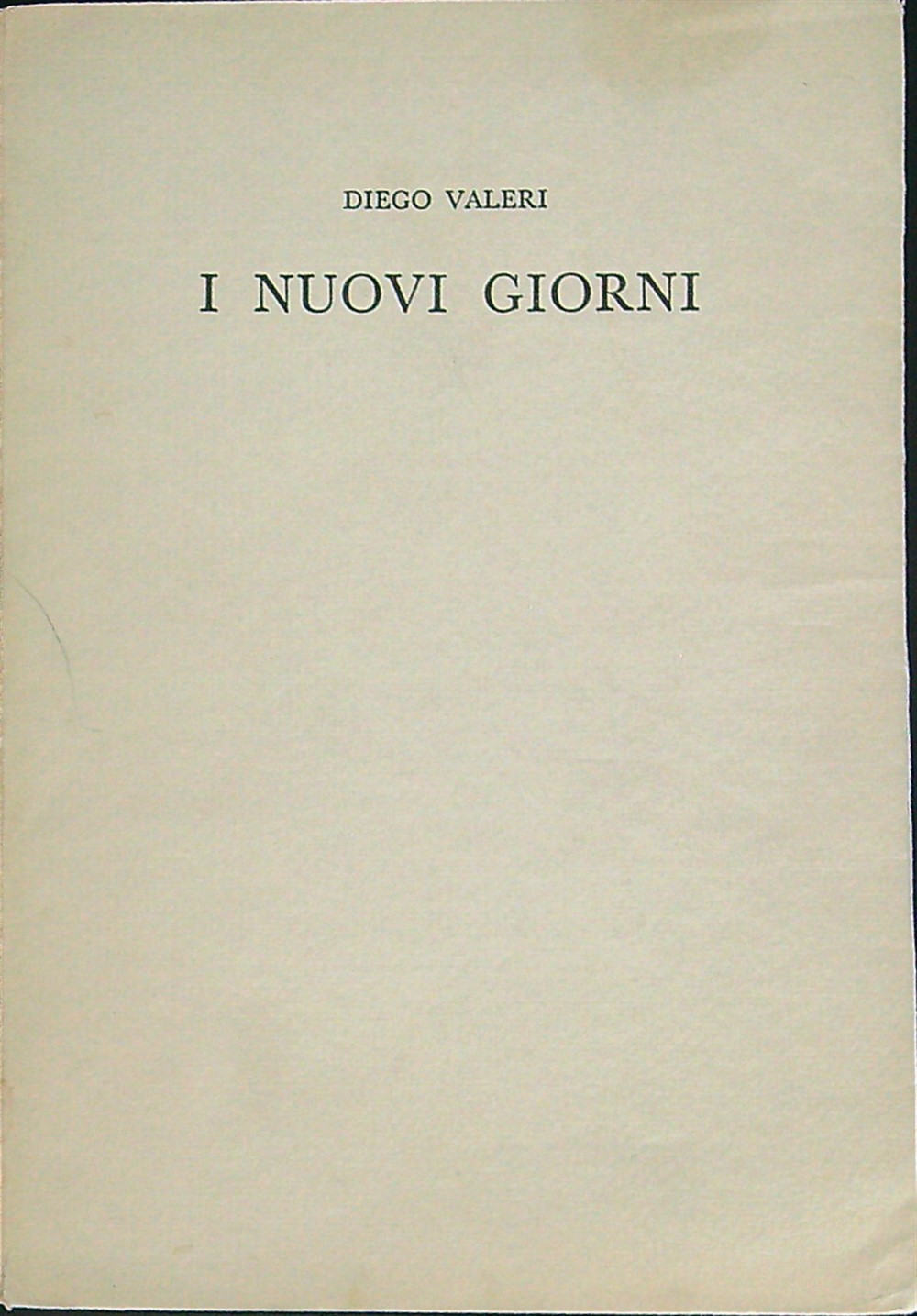I nuovi giorni