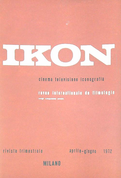 Ikon 81/ aprile-giugno 1972