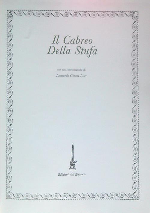 Il cabreo della stufa