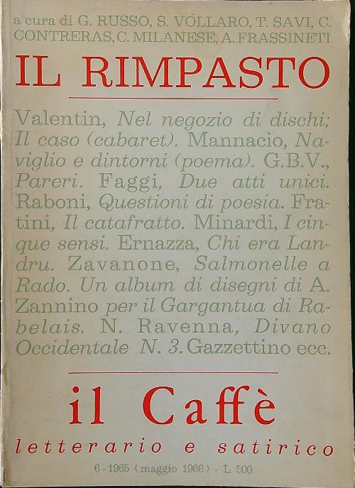 Il Caffe' letterario e satirico n. 6/dicembre 1965 (maggio 1966)