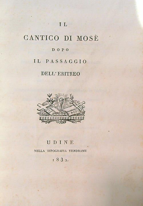 Il Cantico di Mose' dopo il passaggio dell'Eritreo