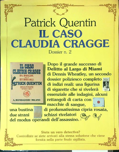 Il caso Claudia Cragge Dossier n. 2