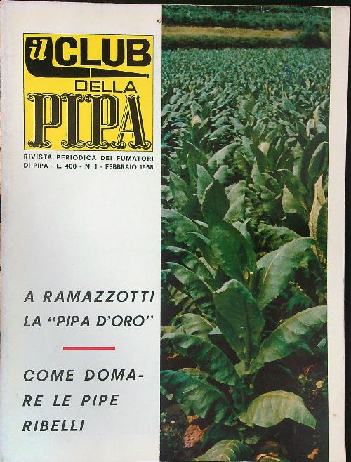 Il club della Pipa N 1 - Febbraio 1968