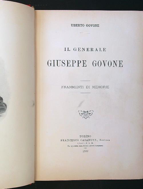 Il generale Giuseppe Govone