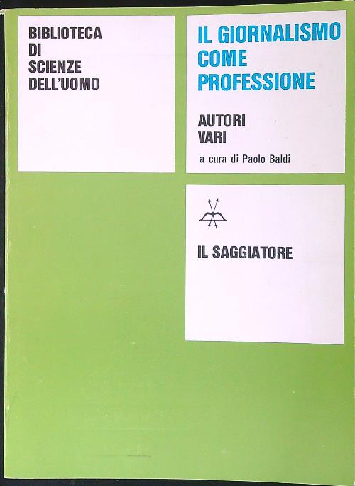 Il giornalismo come professione