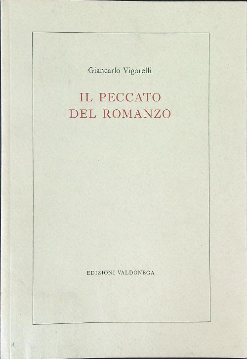 Il peccato del romanzo