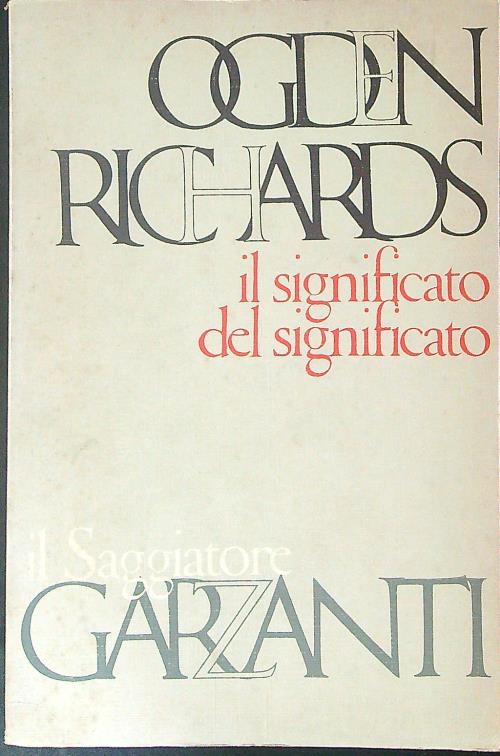 Il significato del significato