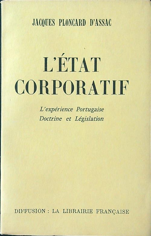 L'etat corporatif