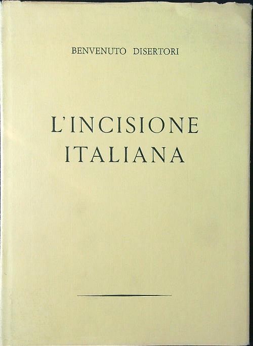 L'incisione italiana