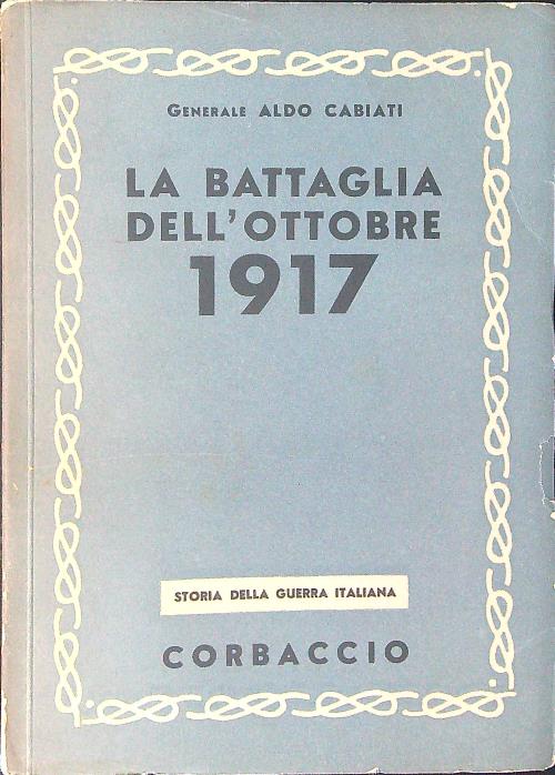 La battaglia dell'ottobre 1917