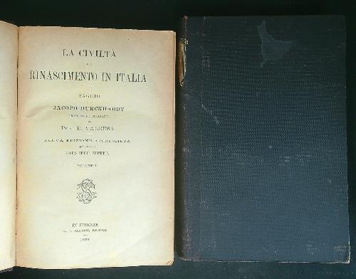 La civilta' del Rinascimento in Italia 2 vv