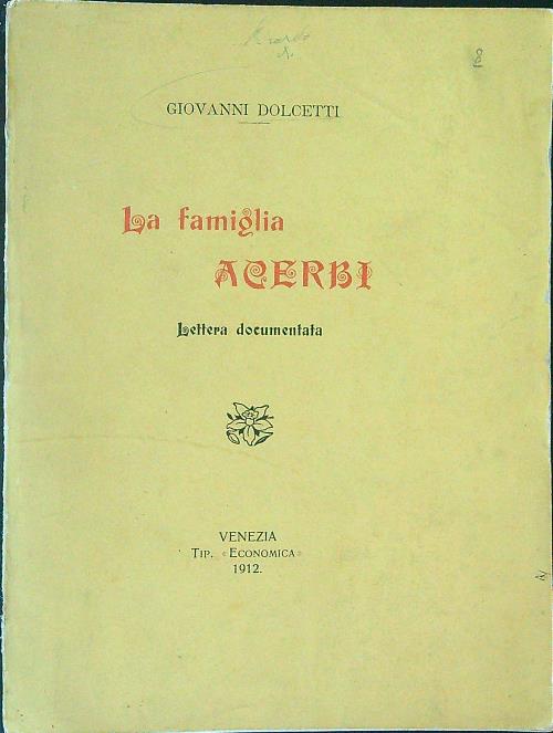 La famiglia Acerbi
