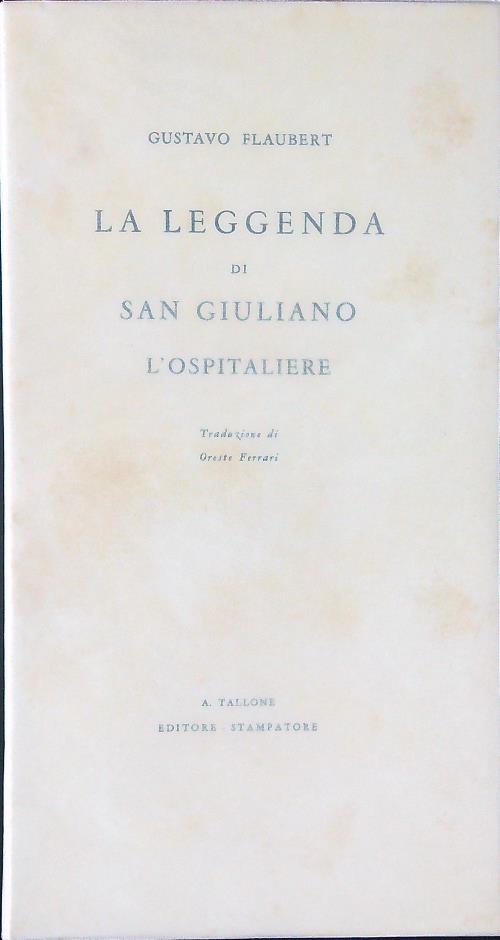 La leggenda di San Giuliano l'ospitaliere