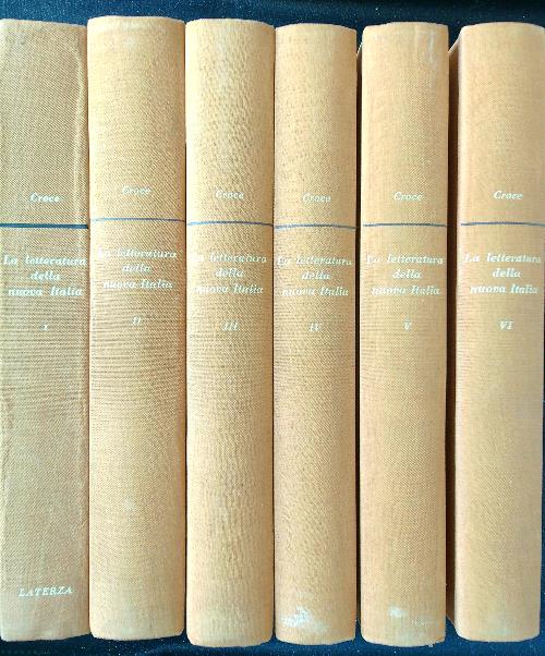 La letteratura della nuuova Italia 6 voll.