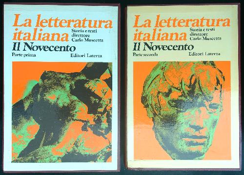 La letteratura Italiana Il Novecento 2 vv