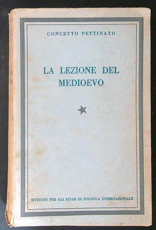 La lezione del Medioevo