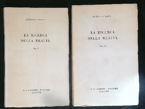 La ricerca della realta' 2 vv