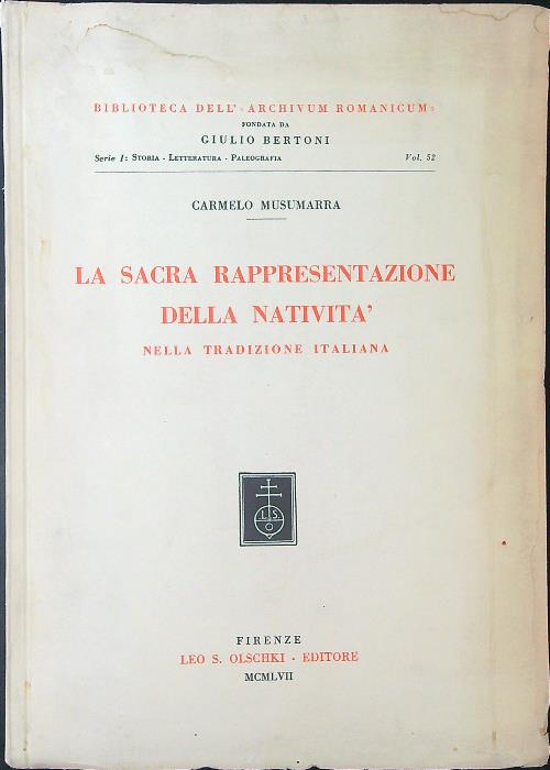 La sacra rappresentazione della nativita'