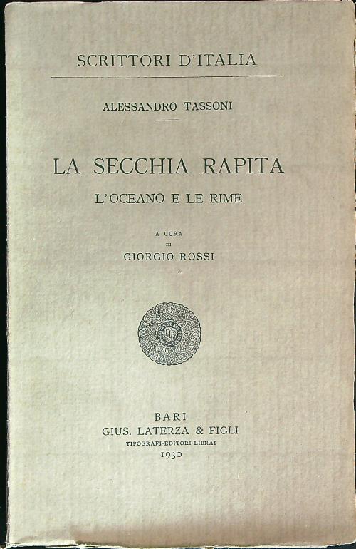 La secchia rapita - L'Oceano e le Rime
