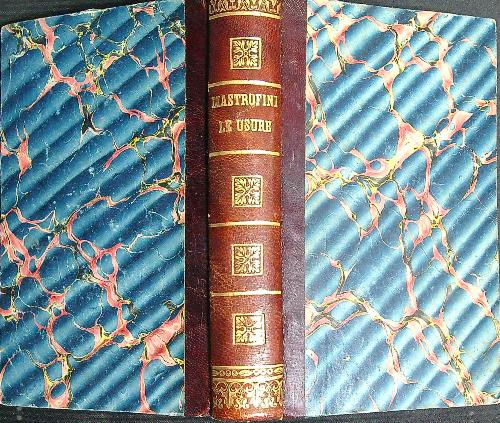 Le usure. Libri tre. Discussione dell'abate