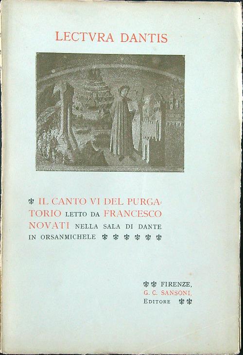Lectura Dantis: il canto VI del Purgatorio