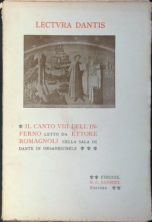 Lectura Dantis: il canto VIII dell'Inferno