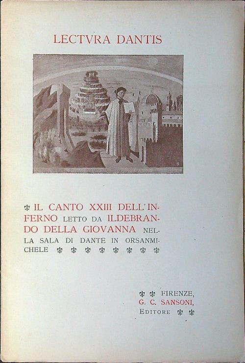 Lectura Dantis: il canto XXIII dell'Inferno