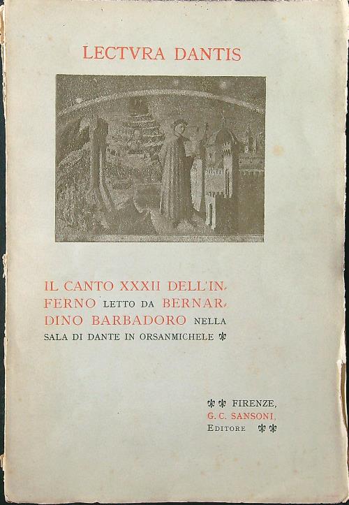 Lectura Dantis: il canto XXXII dell'Inferno