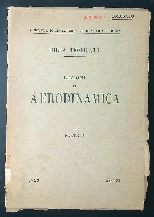 Lezioni di aerodinamica Parte I
