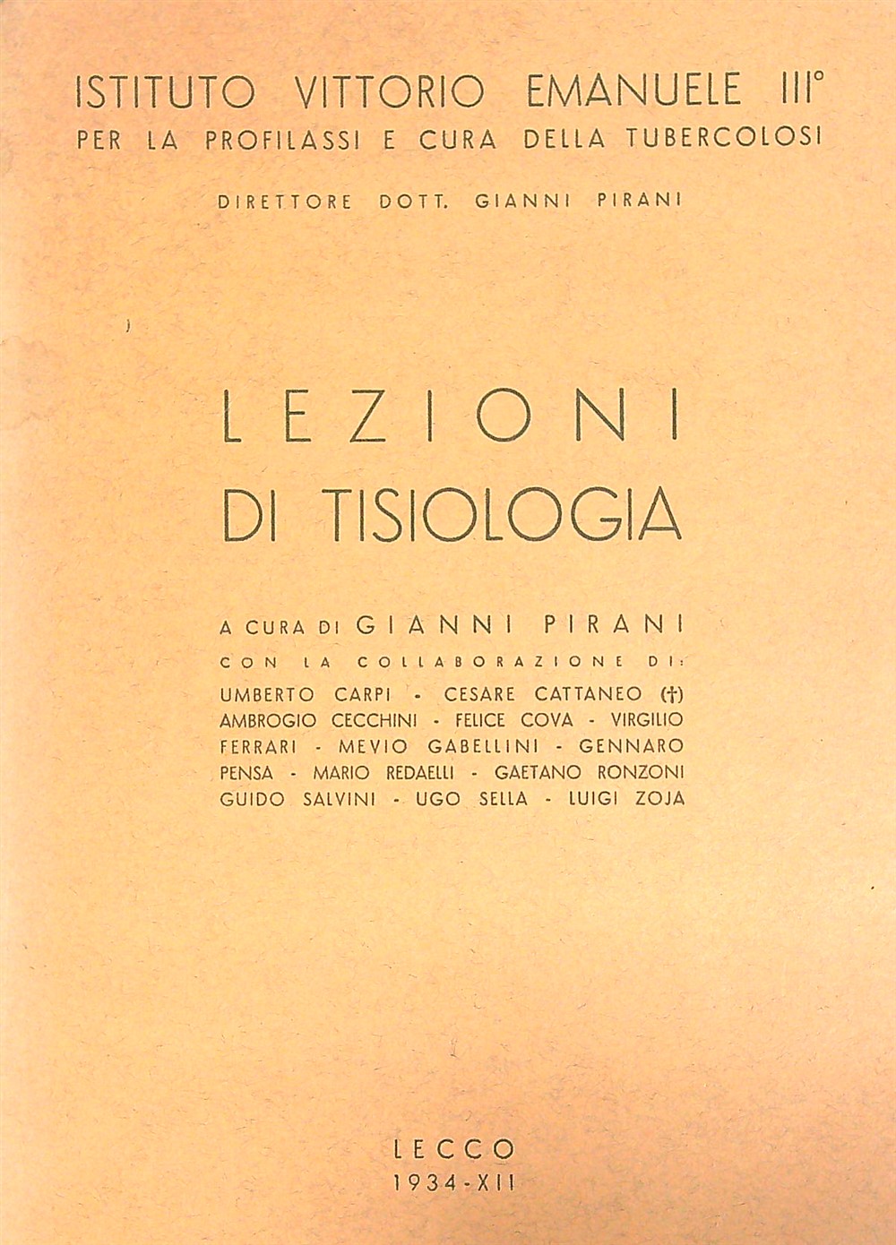 Lezioni di tisiologia