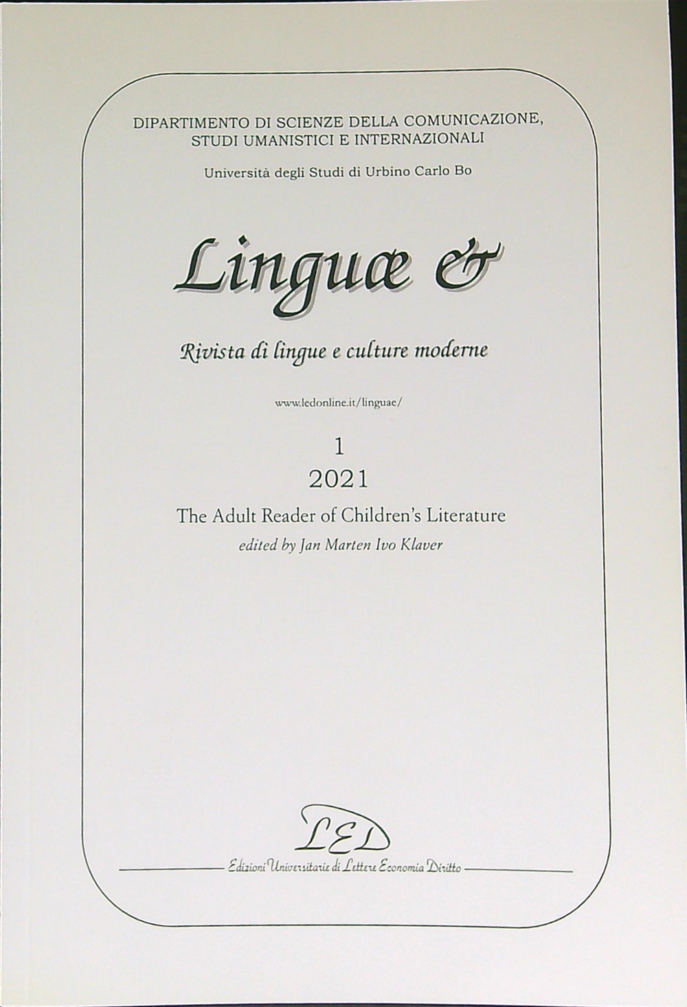 Lingua & 1 / 2021