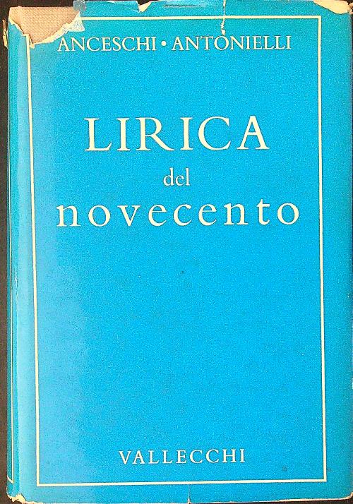 Lirica del Novecento