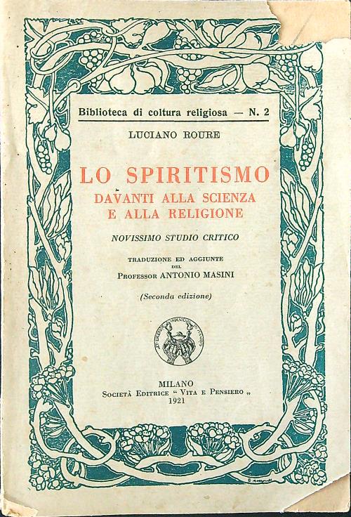 Lo spiritismo davanti alla scienza e alla religione