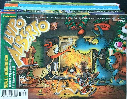 Lupo Alberto 2004 raccolta 12 numeri