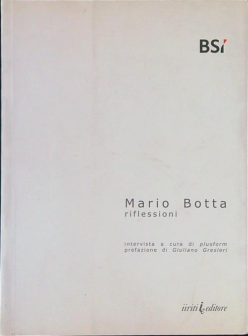 Mario Botta Riflessioni