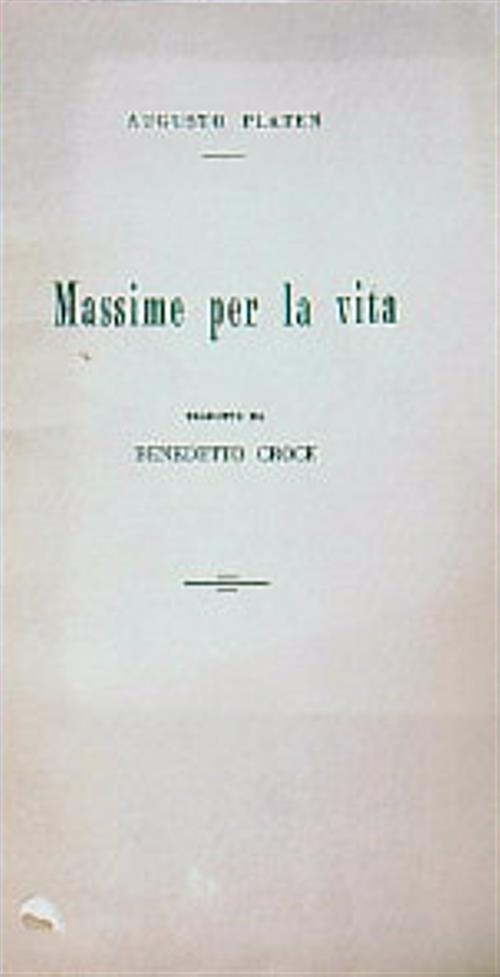 Massime per la vita. Estratto