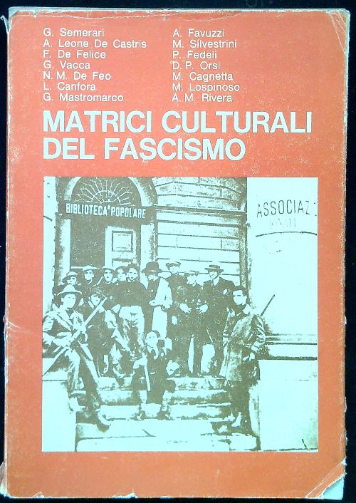 Matrici culturali del fascismo